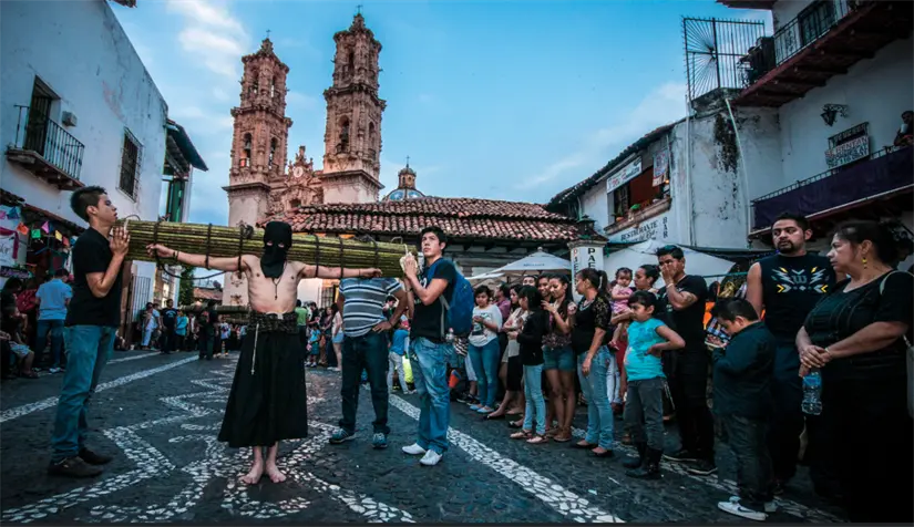 Los penitentes de Taxco. Foto: México Desconocido.