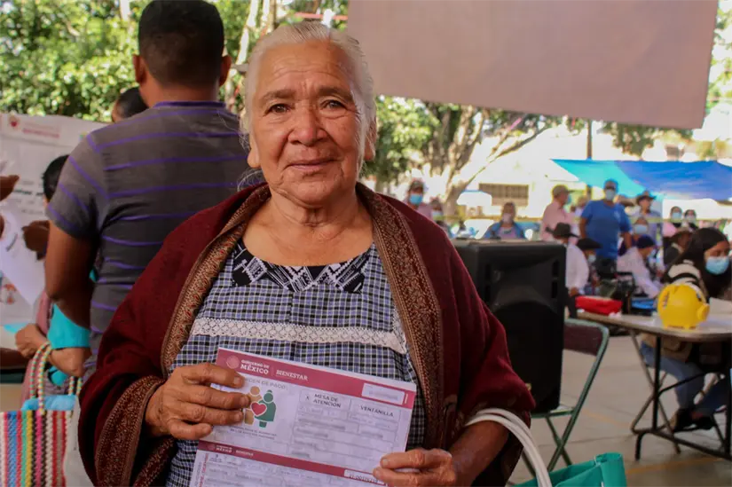 La Pensión del Bienestar beneficia a los adultos mayores de 65 años. Foto: Cortesía.