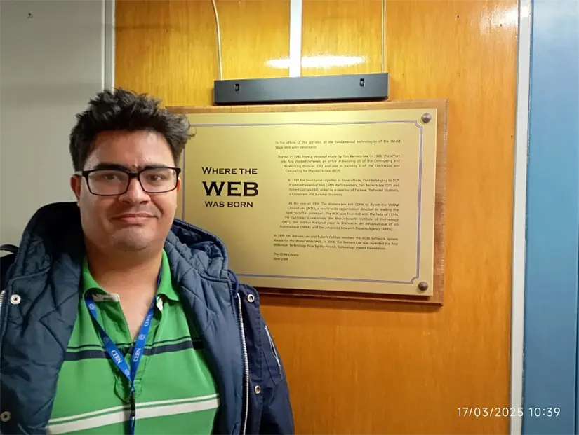 De Mazatlán al laboratorio más grande del mundo: la historia de Rafael Ángel Narcio Laveaga en el ALICE del LHC. Foto: Cortesía/ TBN