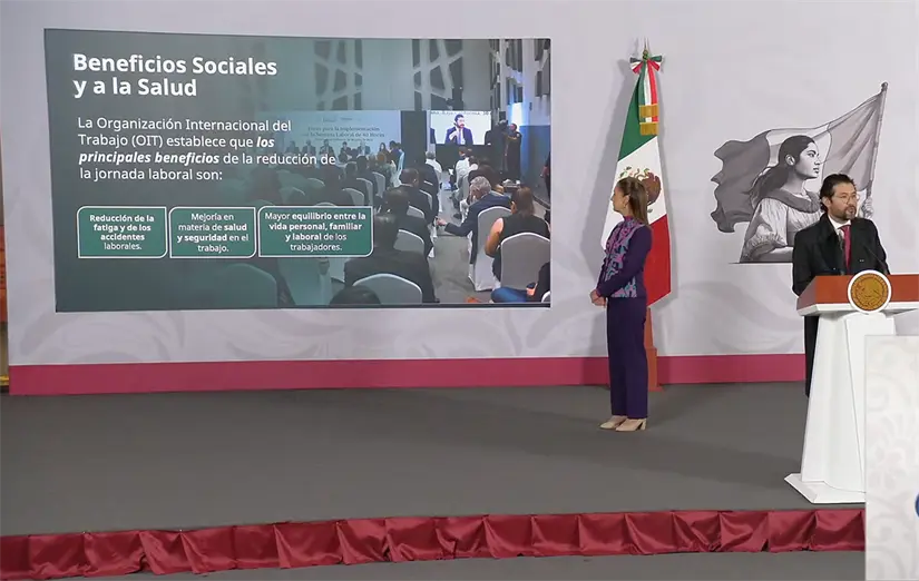 Estos son los beneficios que tendrán los trabajadores ante la reducción del horario laboral en México. Foto: Cortesía.