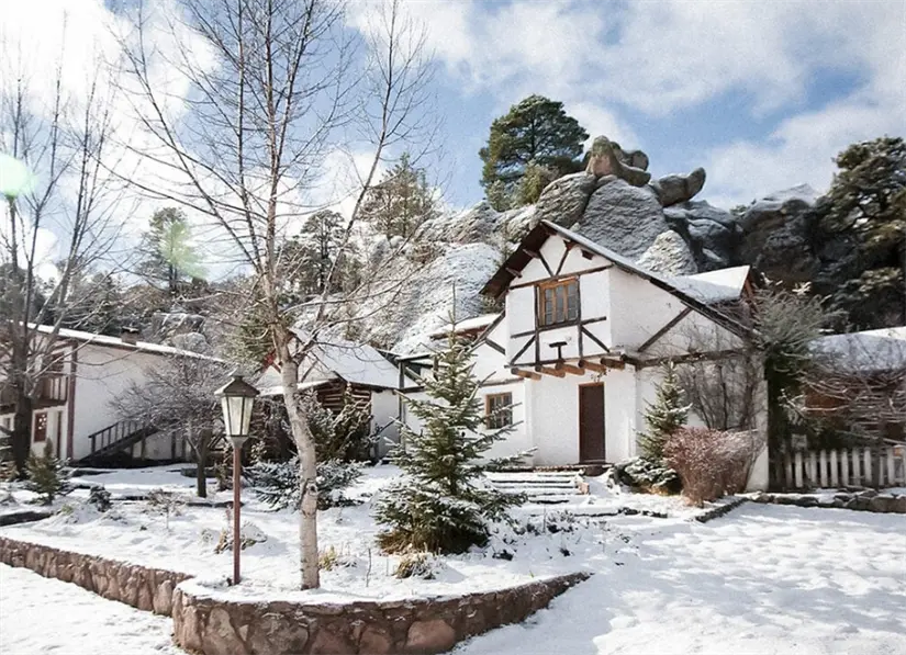 No te pierdas de los hermosos paisajes nevados del Pueblo Mágico de Creel. Foto: cortesía.