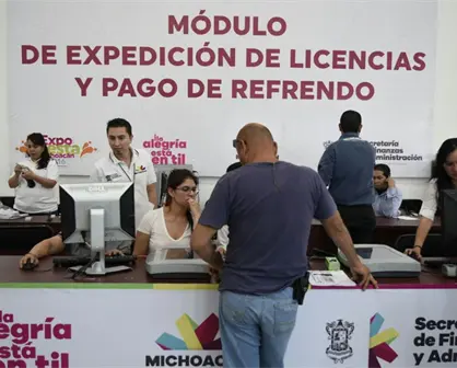 Extienden condonación de recargos en trámites vehiculares en Michoacán; ubicación de módulos
