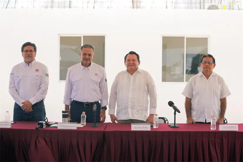 Municipios de Yucatán en los que se construyen Viviendas del Bienestar. Foto: Cortesía