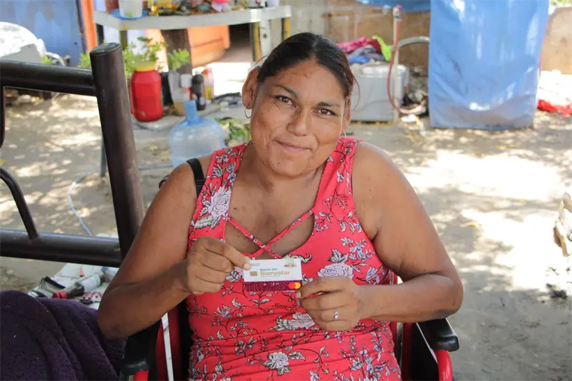 La Pensión para Personas con Discapacidad brinda un apoyo de 3,200 pesos bimestrales. Foto: Cortesía.