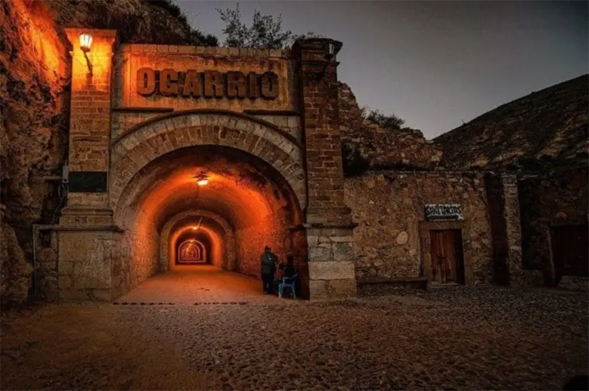 Recorre el túnel Ogarrio en Real de Catorce. Foto: cortesía.