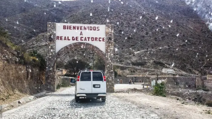 Visita Real de Catorce y disfruta del invierno. Foto: Cortesía.