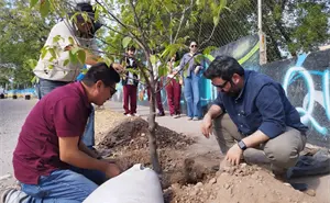 Por un Culiacán más verde: Plantan sombra y bienestar para estudiantes de la ETI 90 en Santa Fe