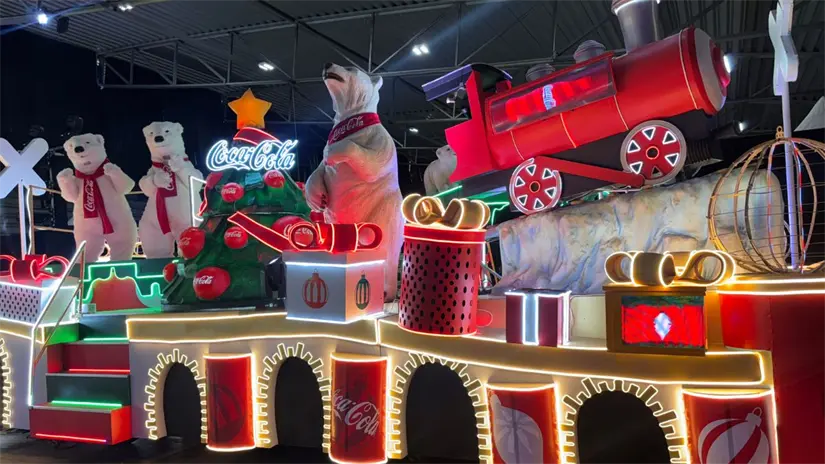 Vive la magia de la Navidad con la Caravana Coca-Cola. Foto: Cortesía.