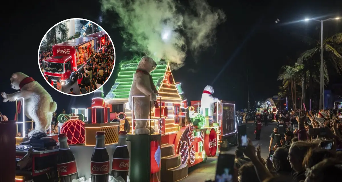 Morelia recibe la Caravana Coca-Cola 2025. Foto: Cortesía.