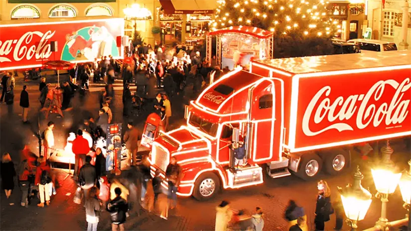 La Caravana de Coca-Cola 2025 se realizará el 7 de diciembre en Saltillo. Foto: Cortesía.
