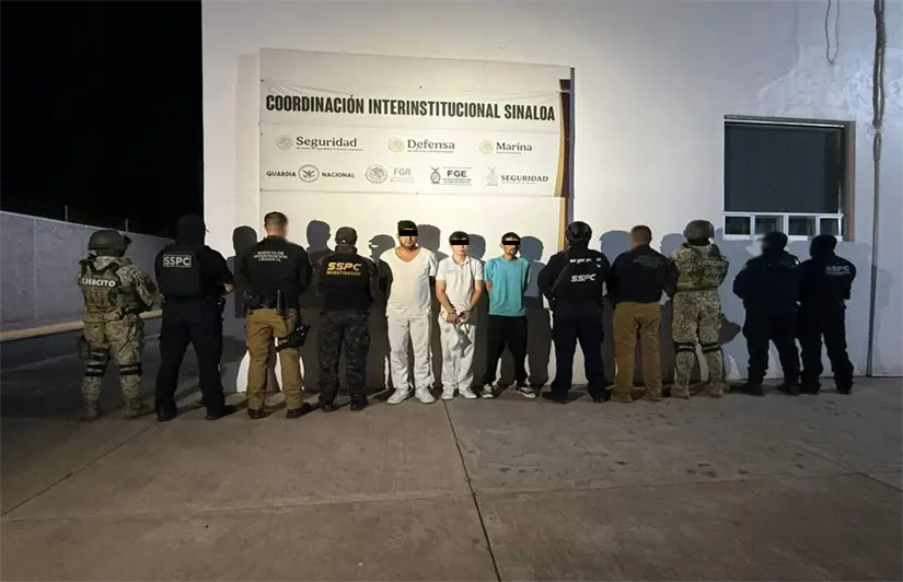 Detenidos en Culiacán.