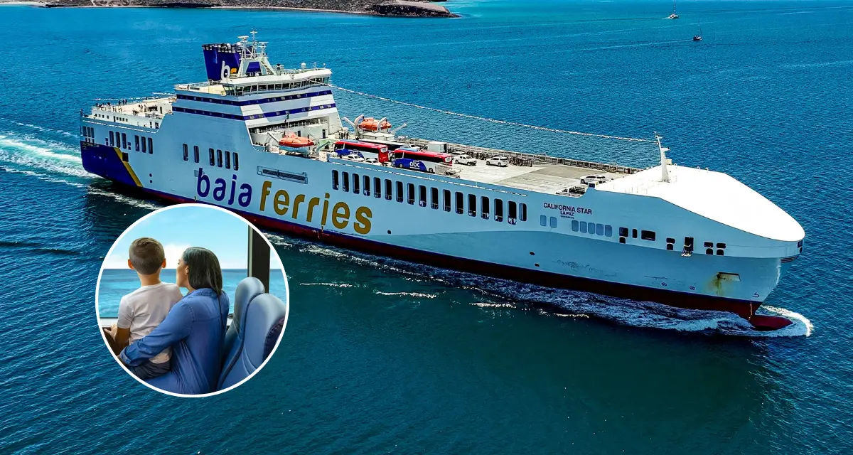 Planifica tu travesía por el Mar de Cortés abordo del ferry. Foto: Cortesía.