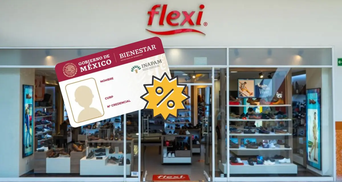 Estas son las tiendas Flexi que participan en el descuento INAPAM. Foto: cortesía