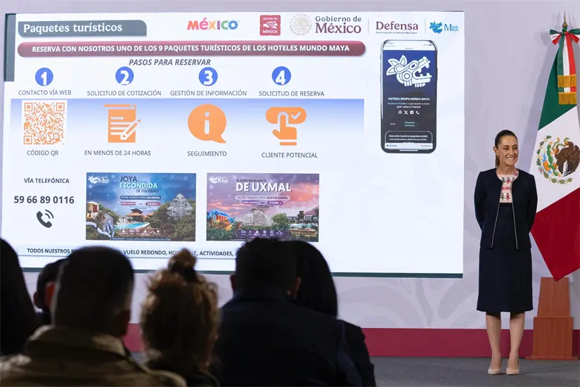 Durante sus vacaciones también se suspenderán las conferencias matutinas en Palacio Nacional. Foto: Presidencia