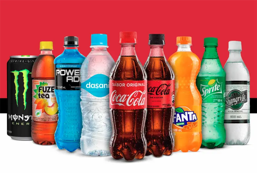 Marcas que pertenecen al imperio Coca-Cola. Foto: cortesía.