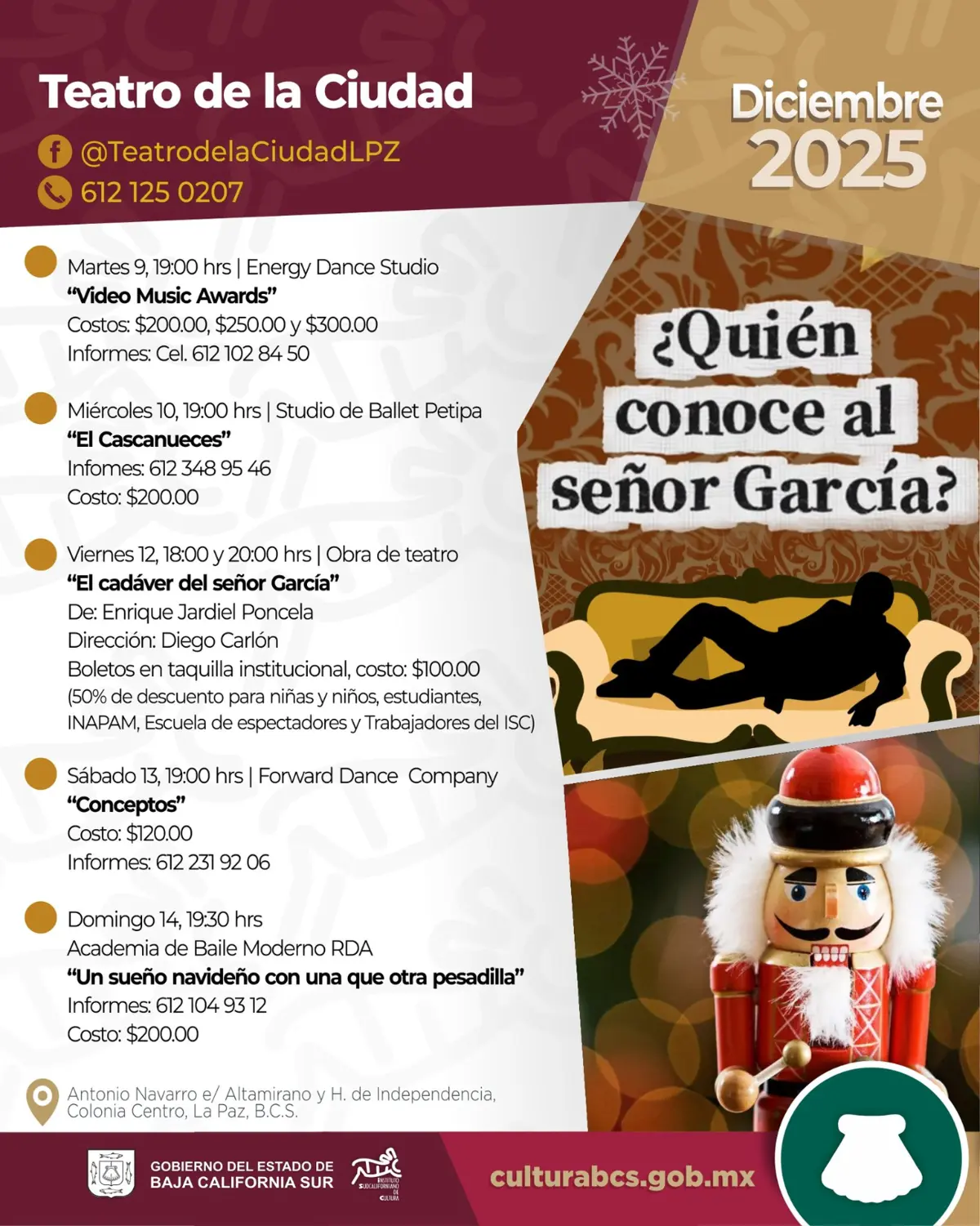 Presentaciones en el Teatro de la Ciudad. Foto: cortesía.