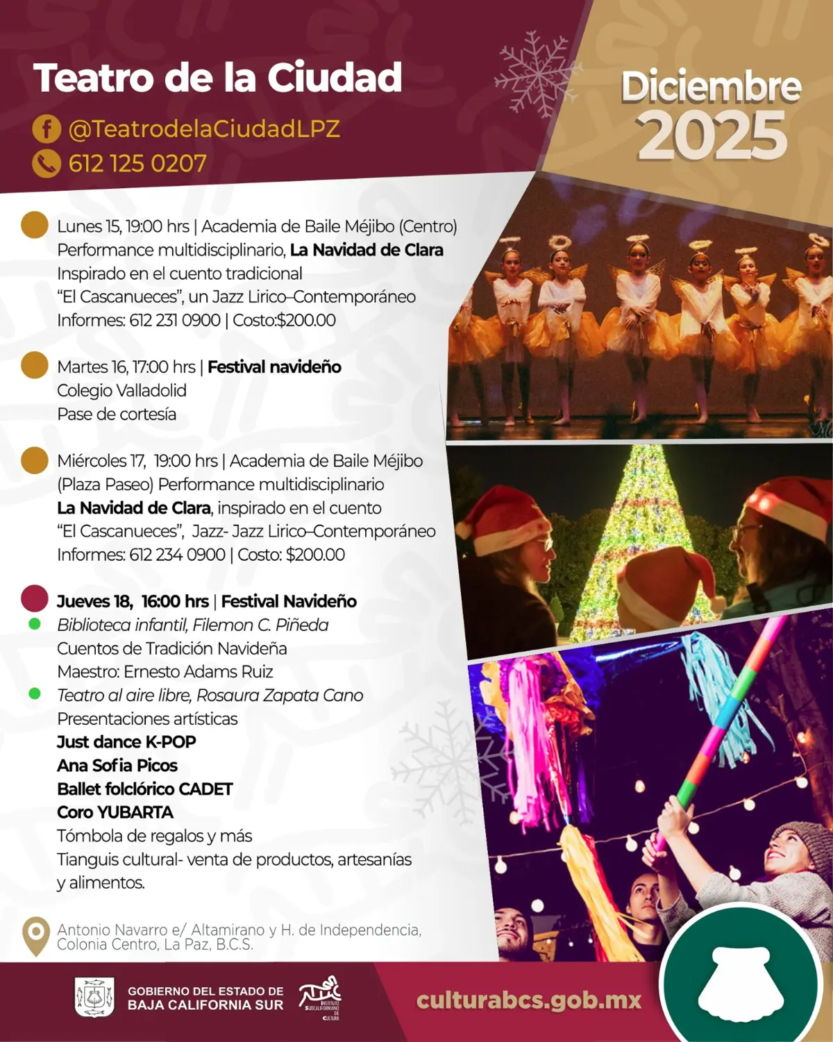 Presentaciones en el Teatro de la Ciudad. Foto: cortesía.