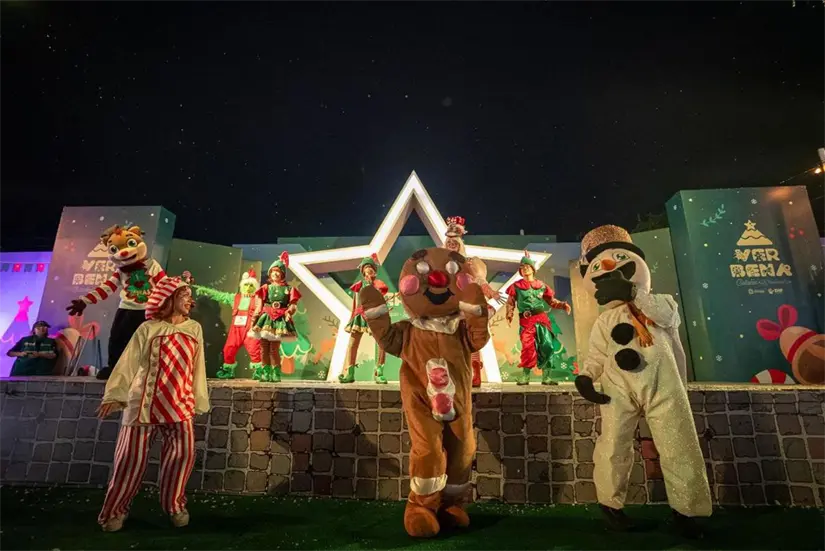 Con personajes navideños, la Villa Navideña y nuevas áreas de atención, la Verbena 2025 invita a las familias a disfrutar una temporada llena de alegría y esperanza. Foto: Ayuntamiento de Culiacán