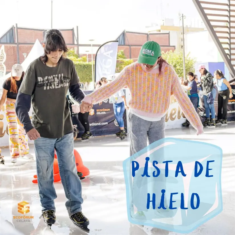 Feria de Navidad de Celaya tendrá pista de hielo. Foto: Eco Forum