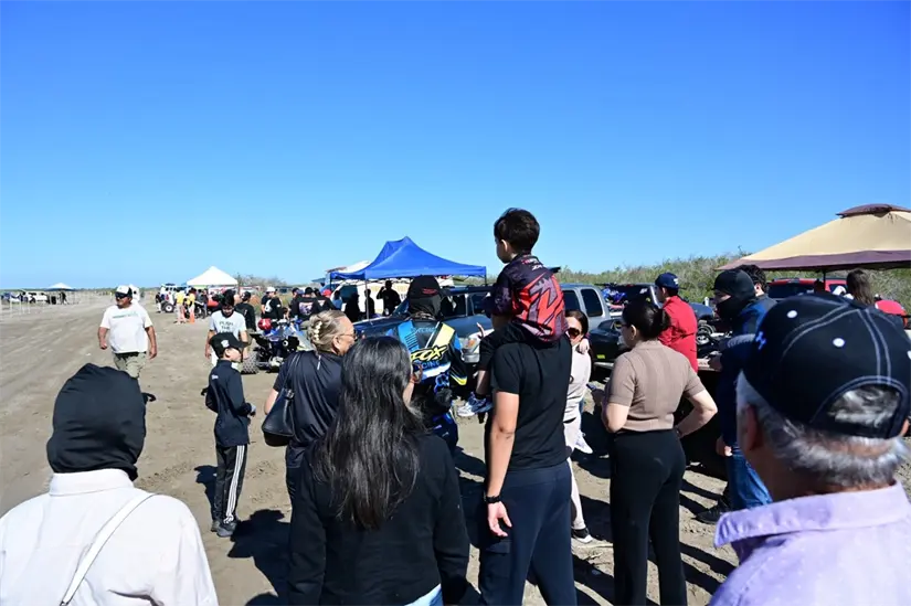 El ambiente era festivo y lleno de adrenalina para los que participaban del evento. Foto: Cortesía.