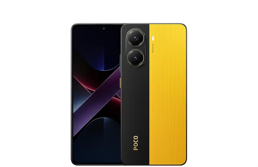 Celular Xiaomi Poco X7 Pro equipado con memoria de almacenamiento de hasta 512 GB. Foto: Cortesía