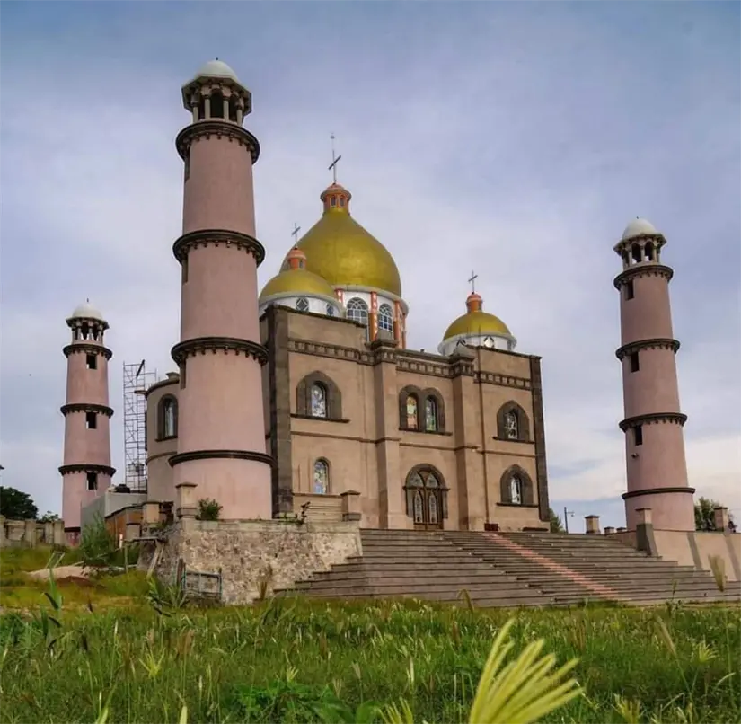 Templo de las Cruces, el Taj Mahal mexicano. Foto: Cortesía.