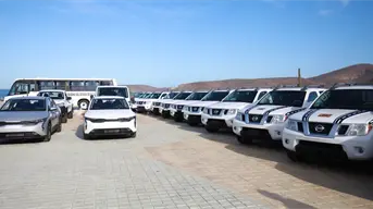 Castro Cosío entrega 49 vehículos para fortalecer dependencias del Gobierno de Baja California Sur