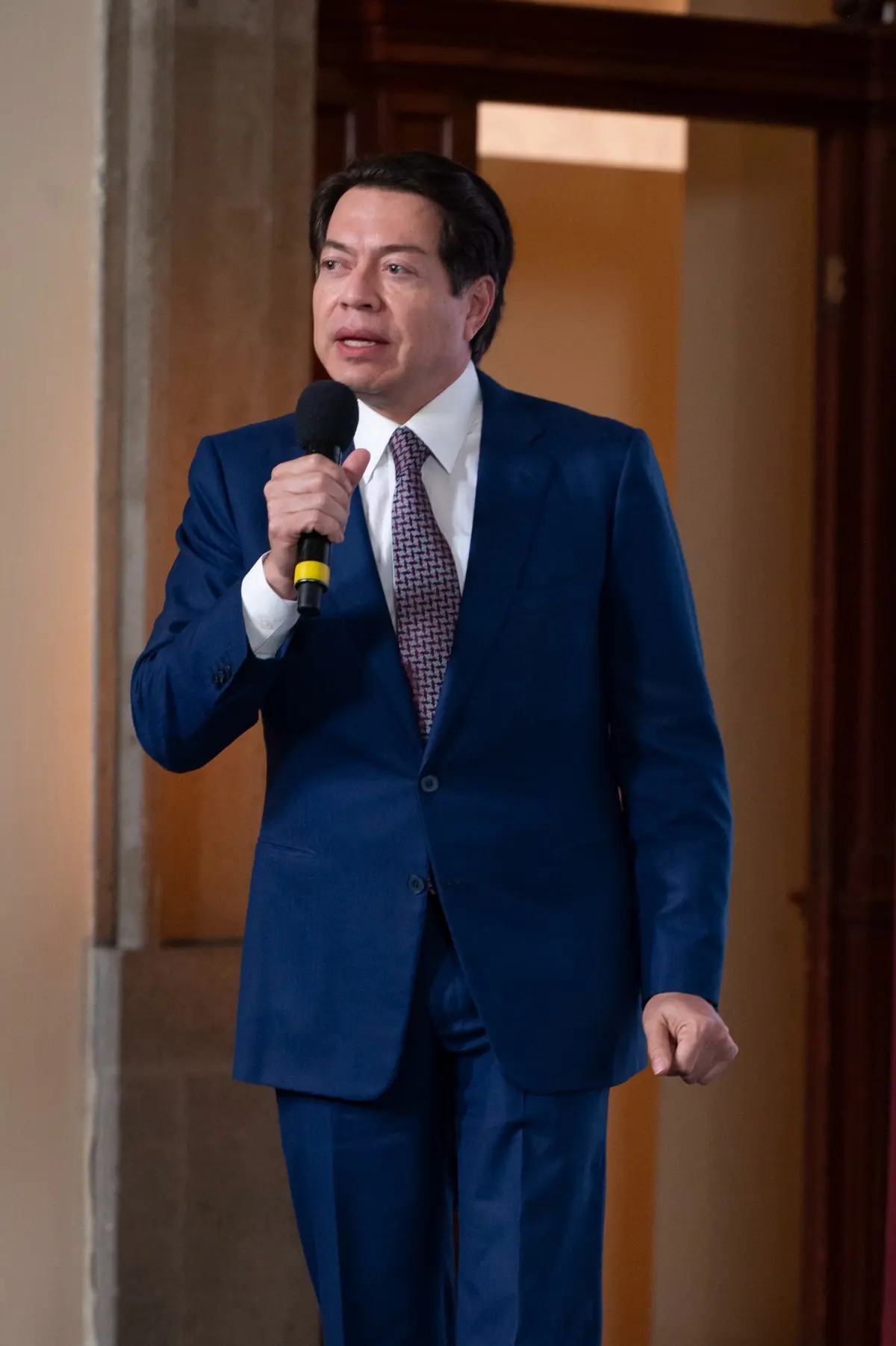 Mario Delgado, secretario de la SEP en la Mañanera 