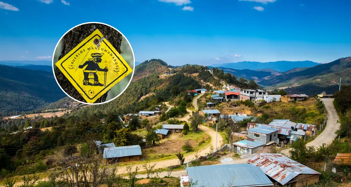 Las ocho comunidades que integran los Pueblos Mancomunados en Oaxaca. Foto: Cortesía.