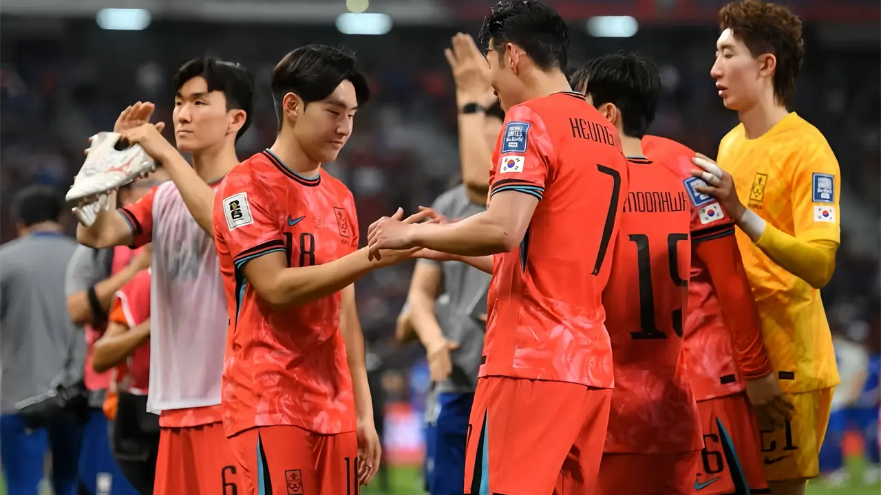 Ellos son los jugadores de la Selección de Fútbol de Corea. Foto: Cortesía.