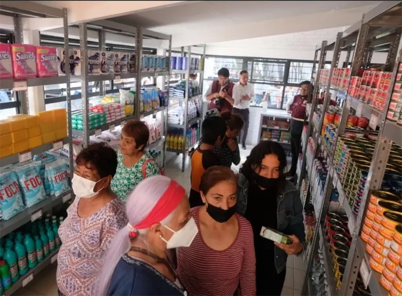 Las Tiendas Bienestar buscan que las personas puedan adquirir la canasta básica a precios accesibles. Foto: cortesía.