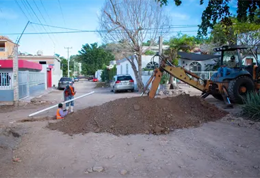 Avanzan las obras de pavimentación en Vista Hermosa, Culiacán: registran hasta 30% de progreso