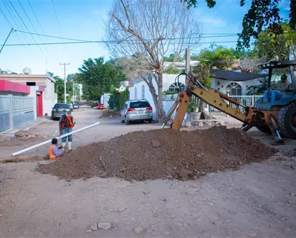 Avanzan las obras de pavimentación en Vista Hermosa, Culiacán: registran hasta 30% de progreso