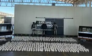 Golpe al narco en Sonora: aseguran cargamento de drogas con valor de 170.5 mdp en camión de Culiacán