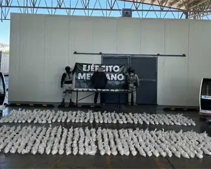 Golpe al narco en Sonora: aseguran cargamento de drogas con valor de 170.5 mdp en camión de Culiacán