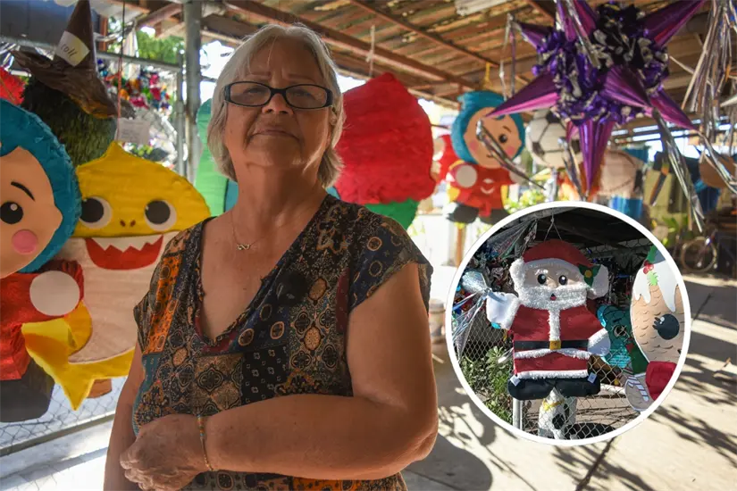 Concepción Gámez Cerna vive en Infonavit Humaya desde hace 50 años, en la esquina de República Dominicana y Enrique Félix Castro. El barrio la conoce, la busca y la recomienda.