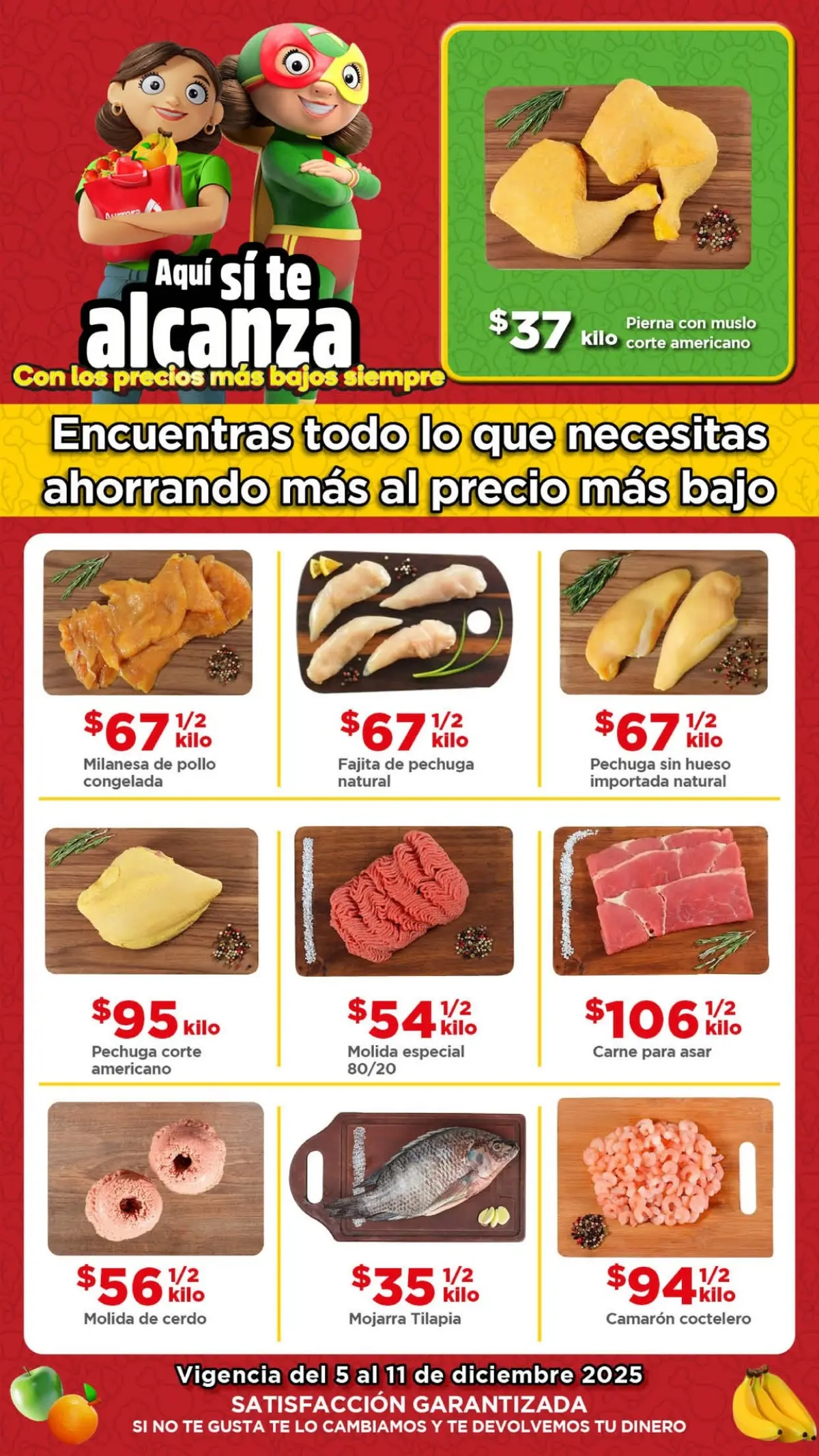 También puedes ahorrar con las ofertas en carnes y pescados. Imagen: Cortesía