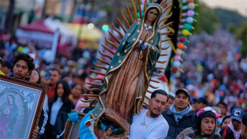 12 de diciembre Día de la Virgen de Guadalupe. Foto: Cortesía.