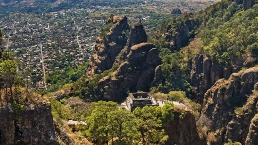 Disfruta de la zona arqueológica del cerro del Tepozteco. Foto: cortesía.