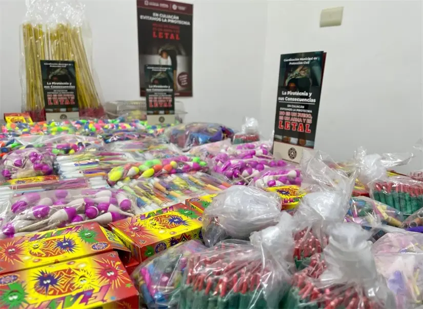 Navidad y Año Nuevo seguros: Culiacán intensifica inspecciones antipirotecnia. Foto: Protección Civil Culiacán