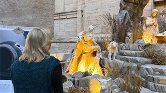 Nacimiento rarámuri de Chihuahua llega al Vaticano con un mensaje de esperanza