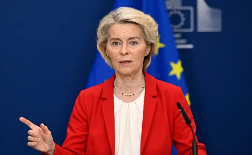 Ursula von der Leyen, primer lugar en el ranking de Forbes. Foto: Cortesía
