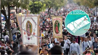 ¿Qué calles estarán cerradas en CDMX por el Día de la Virgen de Guadalupe?