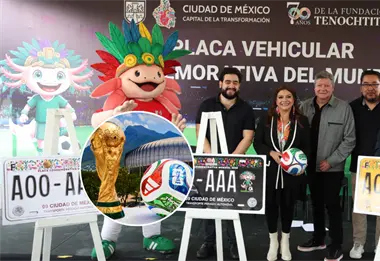 CDMX alista las placas del Mundial 2026: cuándo se pueden tramitar y cómo obtenerlas