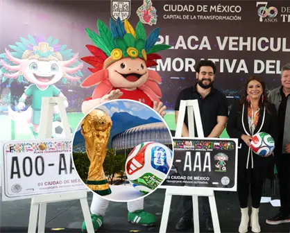 CDMX alista las placas del Mundial 2026: cuándo se pueden tramitar y cómo obtenerlas