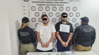Caen dos hombres con 6 kilos de heroína en autobús de pasajeros en Guasave