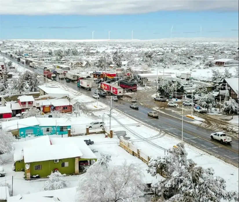 Desciende la temperatura en La Rumorosa, Baja California. Foto: cortesía.
