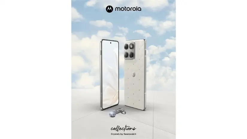 Motorola Edge 70 con cristales Swarovski trae cámara principal de 50 megapíxeles, Foto: Cortesía