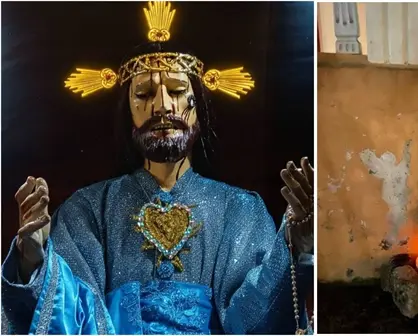 Fe y curiosidad en Veracruz: comunidad se reúne ante figura misteriosa en una iglesia