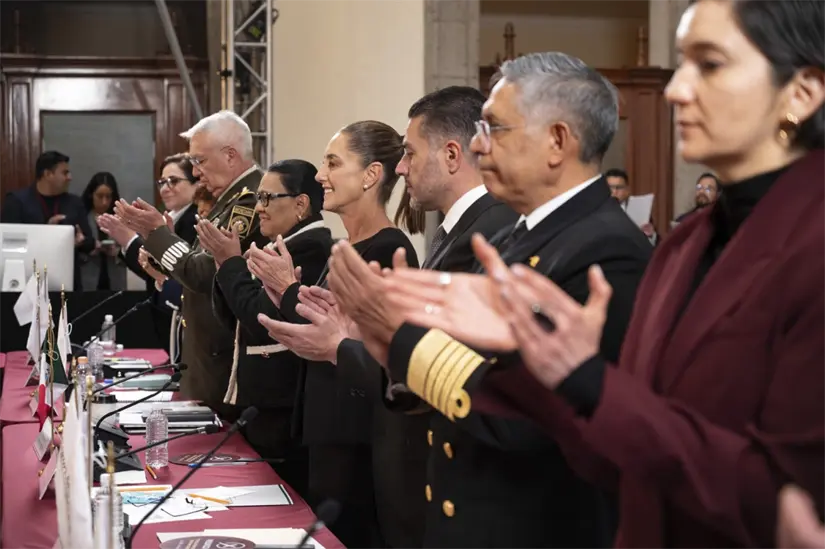 En el acto también se destacaron los logros en materia de seguridad de los primeros 14 meses de gobierno. Foto: Presidencia